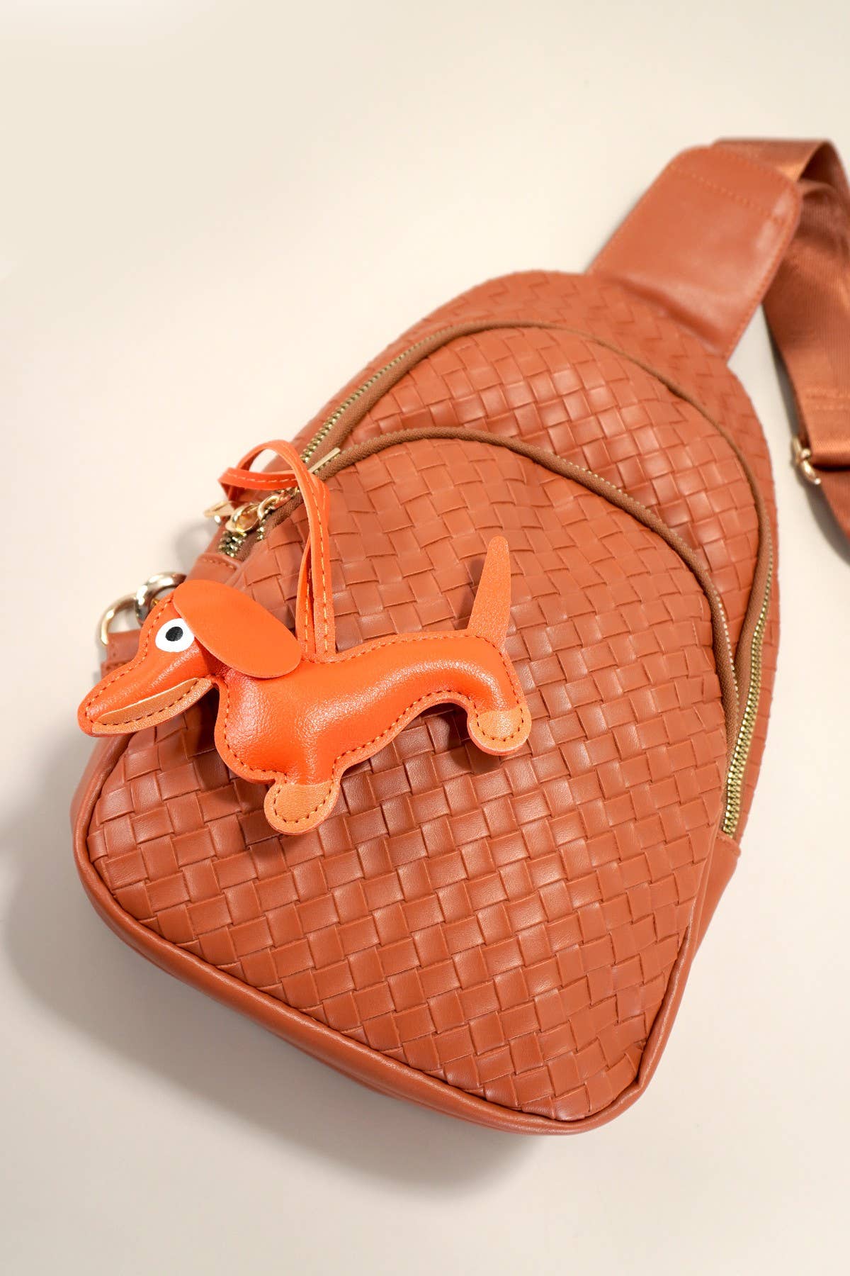 Vegan Leather Dog Bag Charm