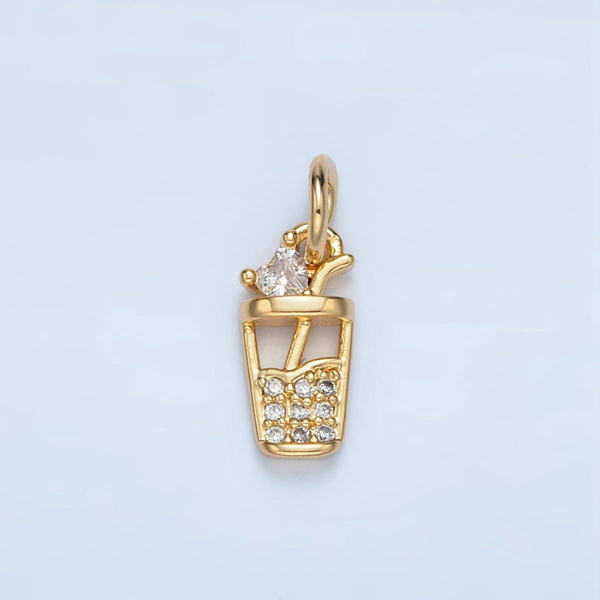 24K Gold Filled Iced Drink Charm