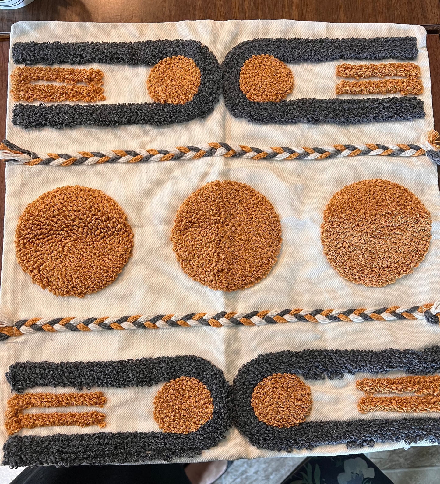 Cream Vintage Sofa Pillow Cover