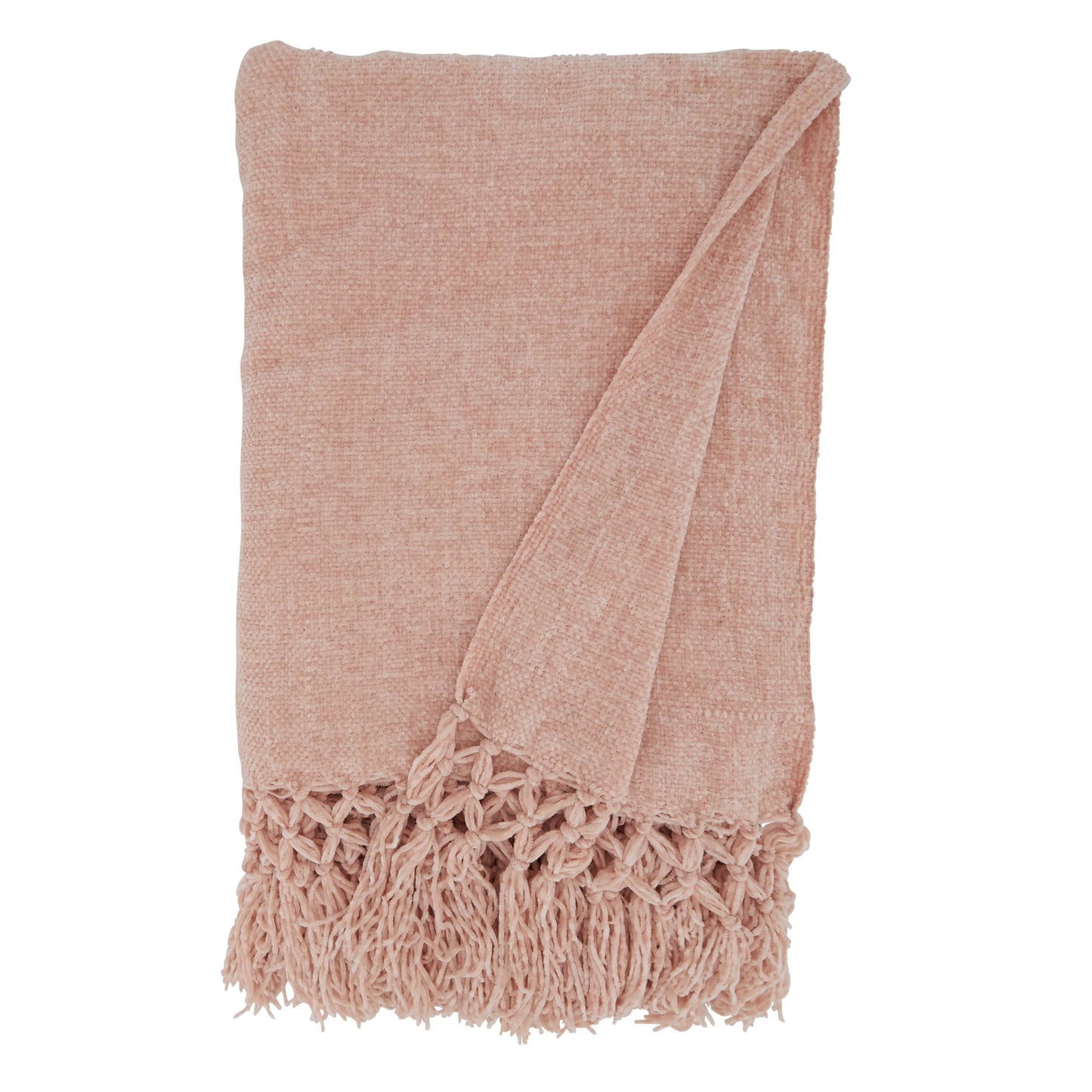 Knotted Chenille Throw