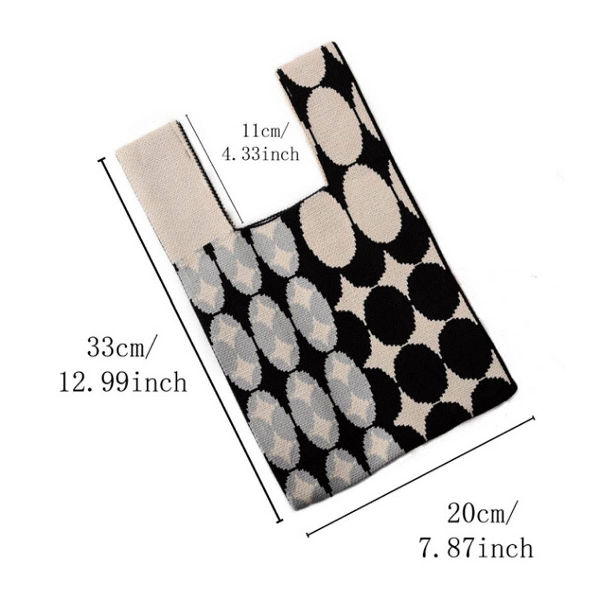 Polka Dot Knot Wristlet Tote