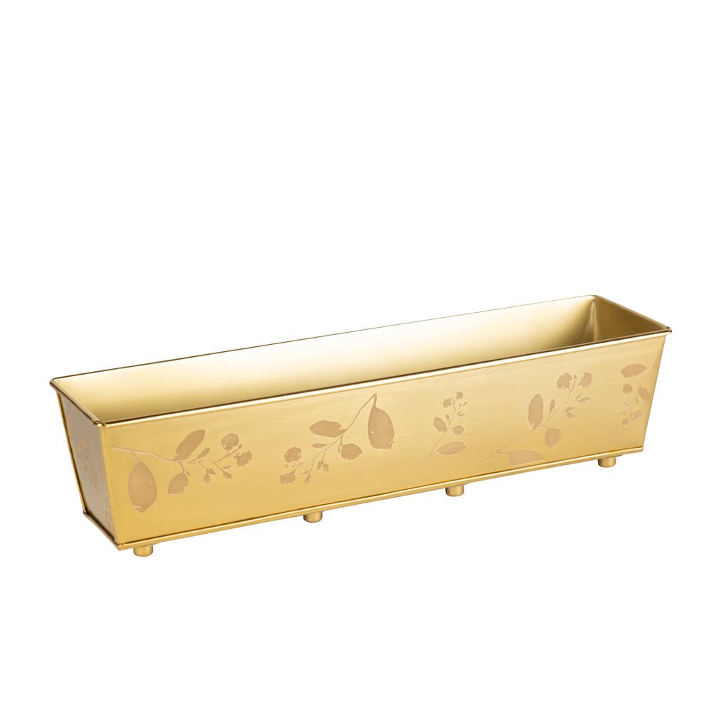 Akulu Brass Windowsill Planter