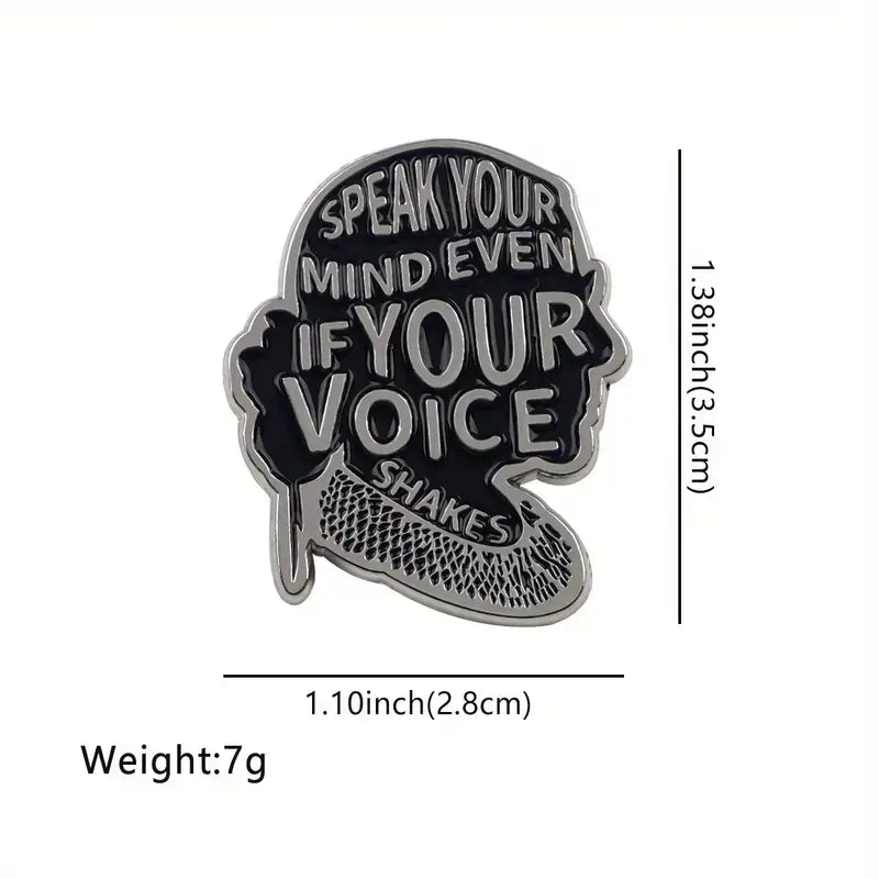 Speak Your Mind Enamel Pin