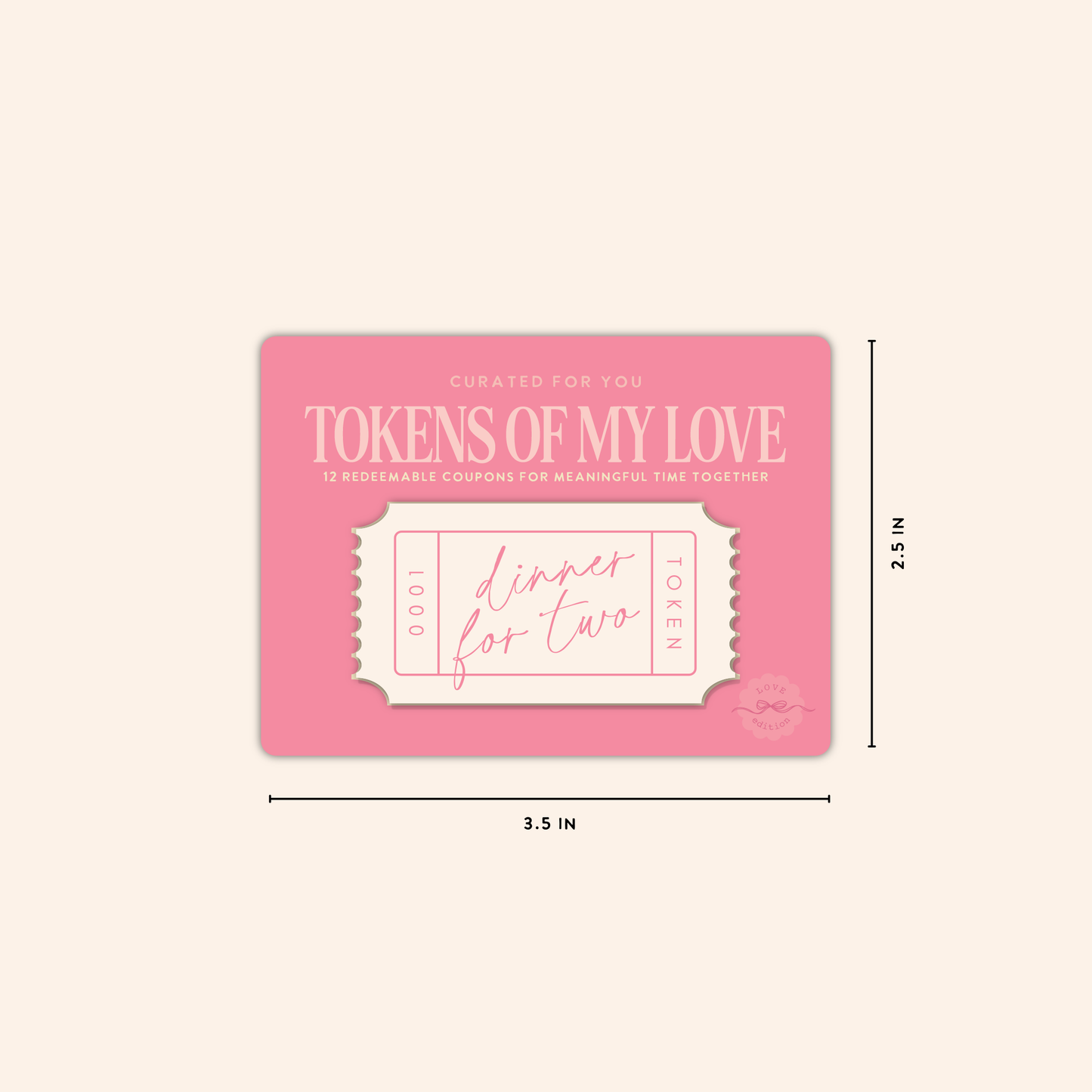 Valentine's Day Gift for Couples – Love Coupon Set (MC139)