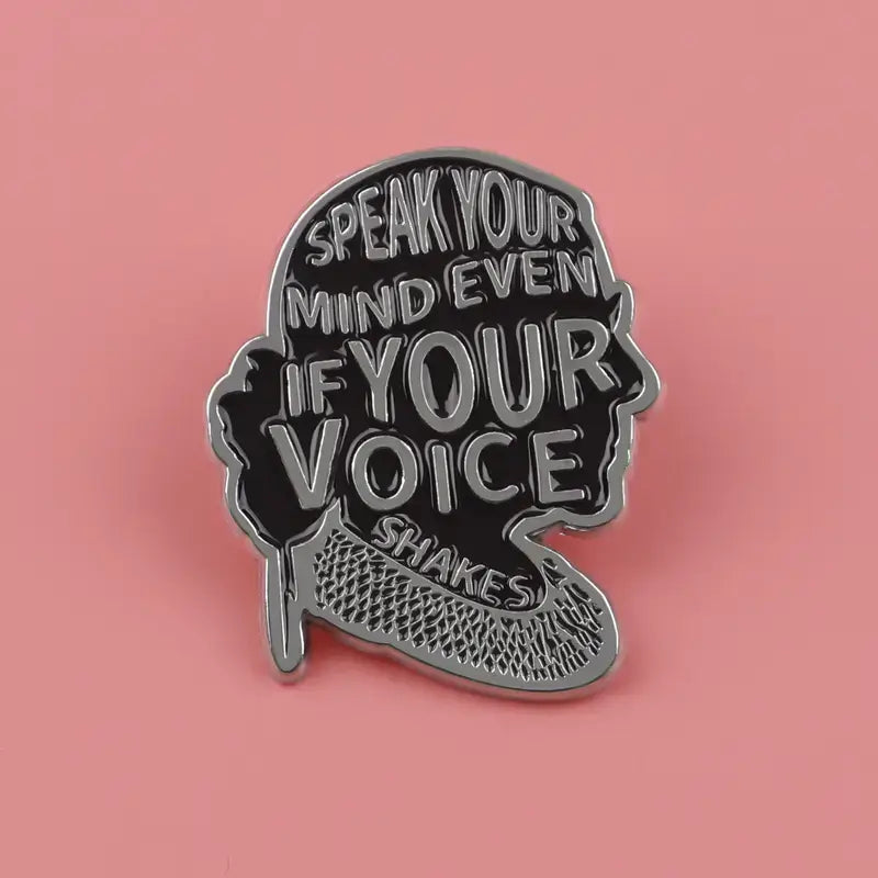 Speak Your Mind Enamel Pin