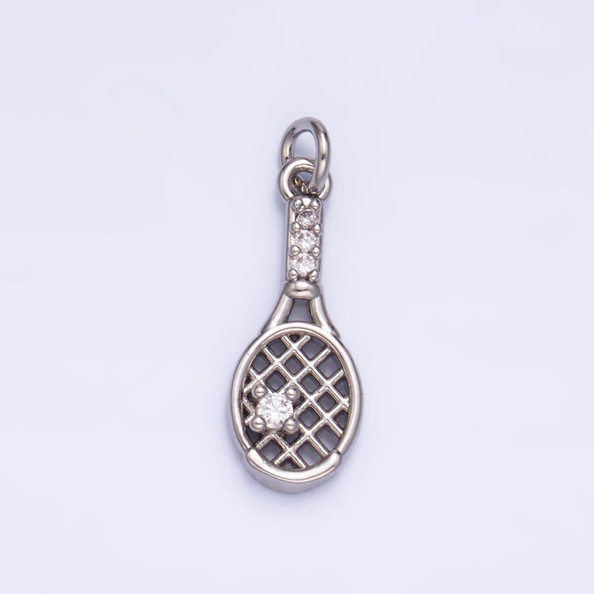 Tennis Racket Sports Charm