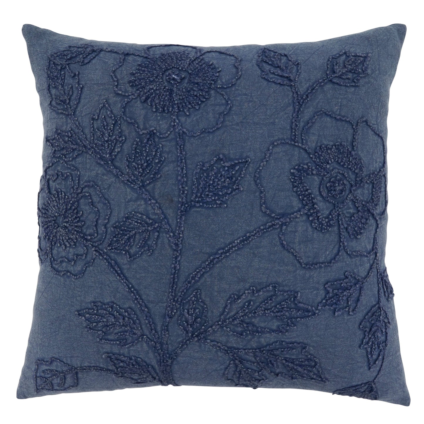 The Genevieve - Stone Washed Floral Pillow Cover