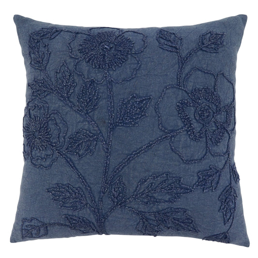 The Genevieve - Stone Washed Floral Pillow Cover