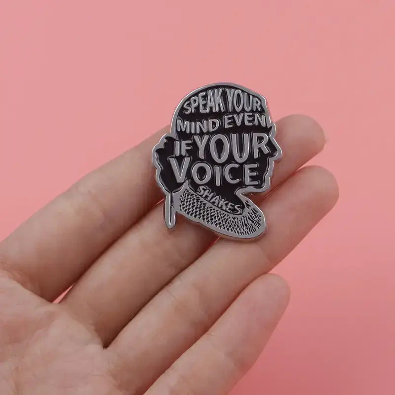 Speak Your Mind Enamel Pin