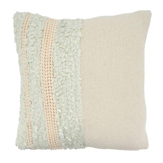 The Ivory Sky - Delicate Applique Pillow Cover