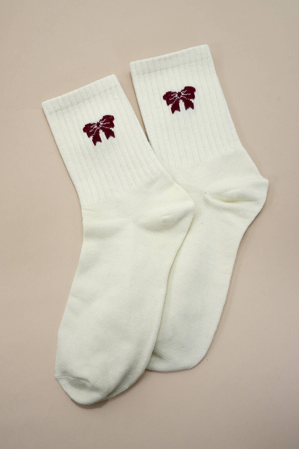 Bow Half Crew Socks