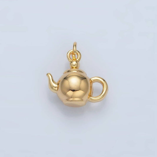 24K Gold Filled Tea Pot Charm