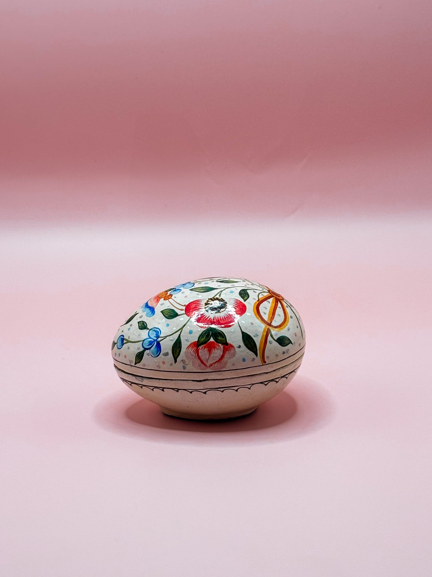 French Egg Trinket Box