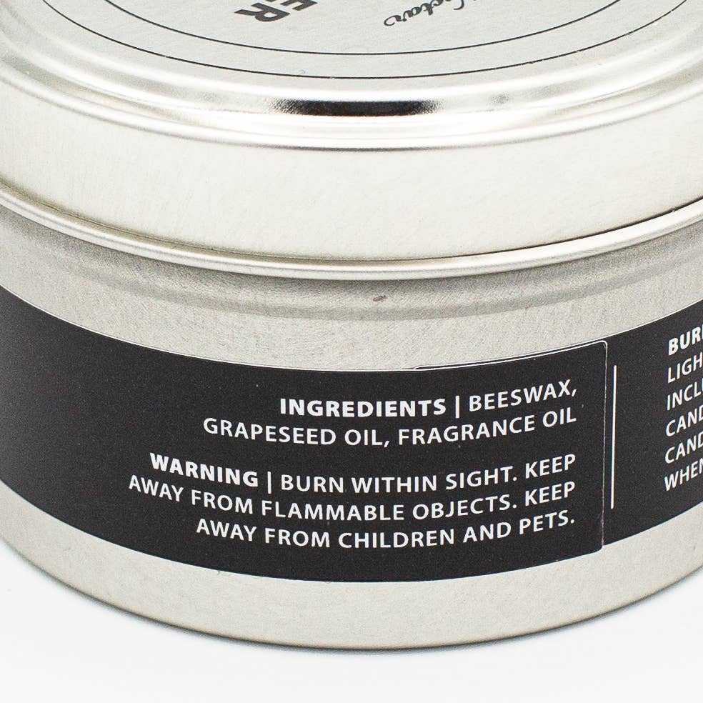 Vanilla & Birch Beeswax Candle