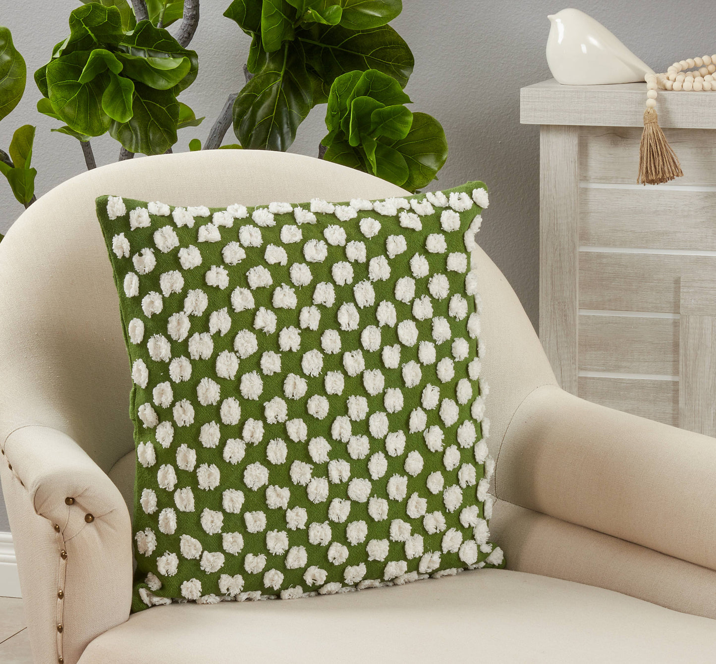 The Raissa - Tufted Throw Pillow Cover