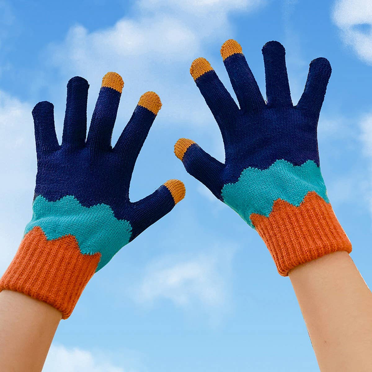 Colorful Graphic Gloves