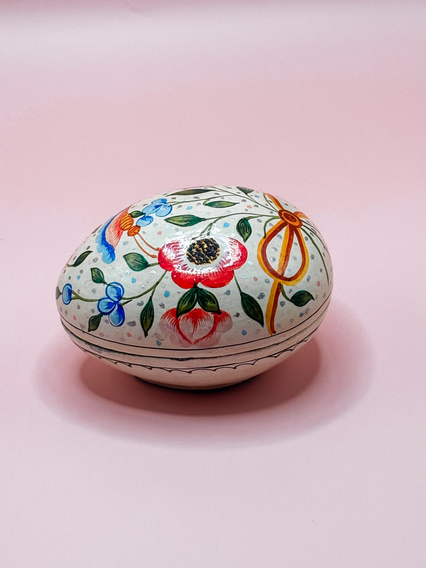 French Egg Trinket Box