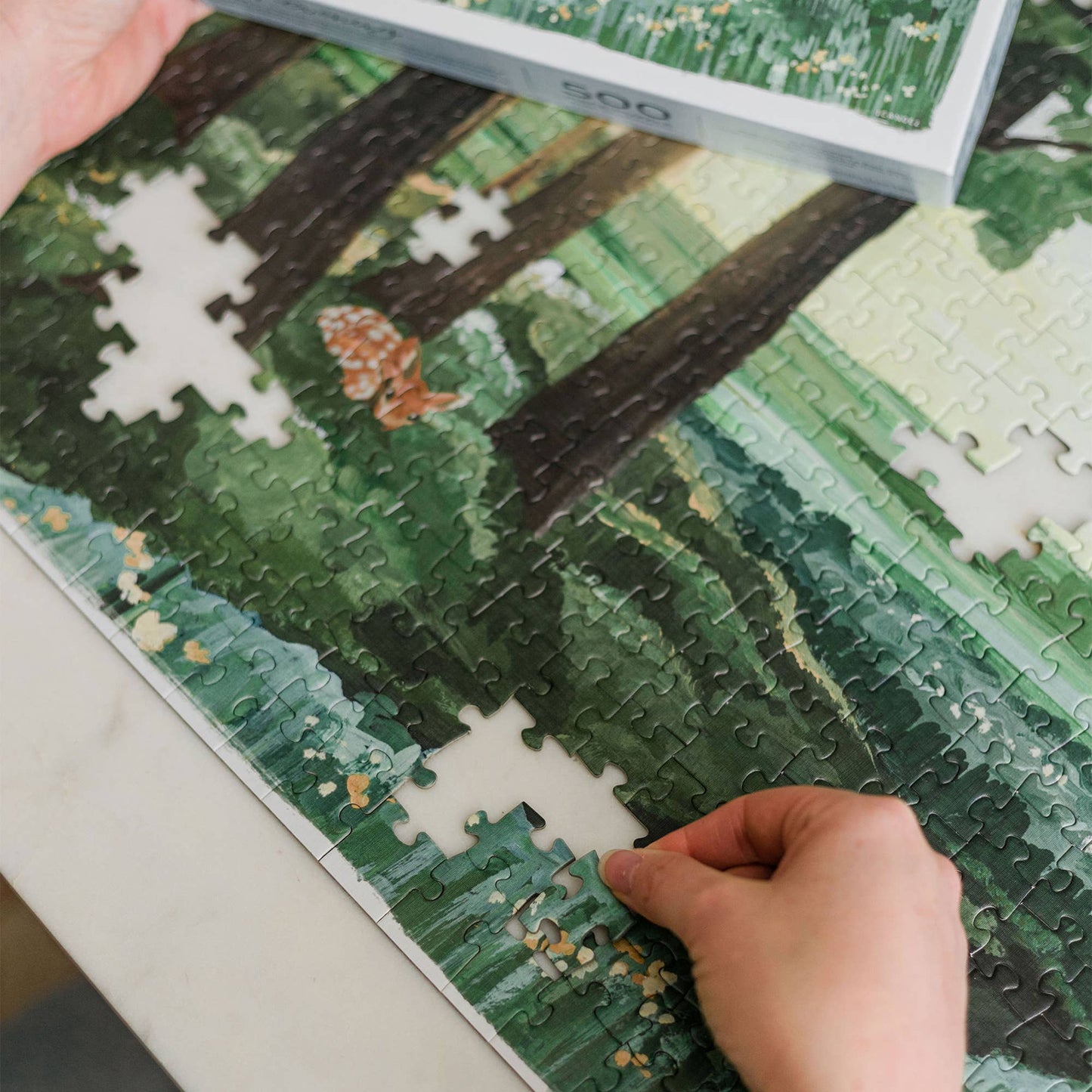 Sunlit Evening - 500 Piece Jigsaw Puzzle