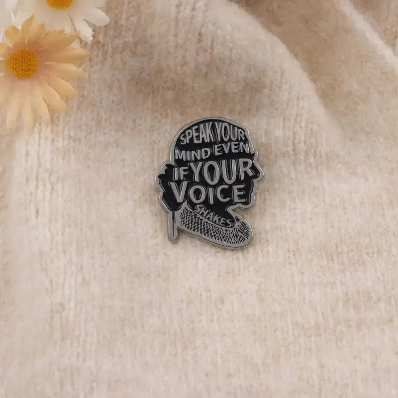 Speak Your Mind Enamel Pin