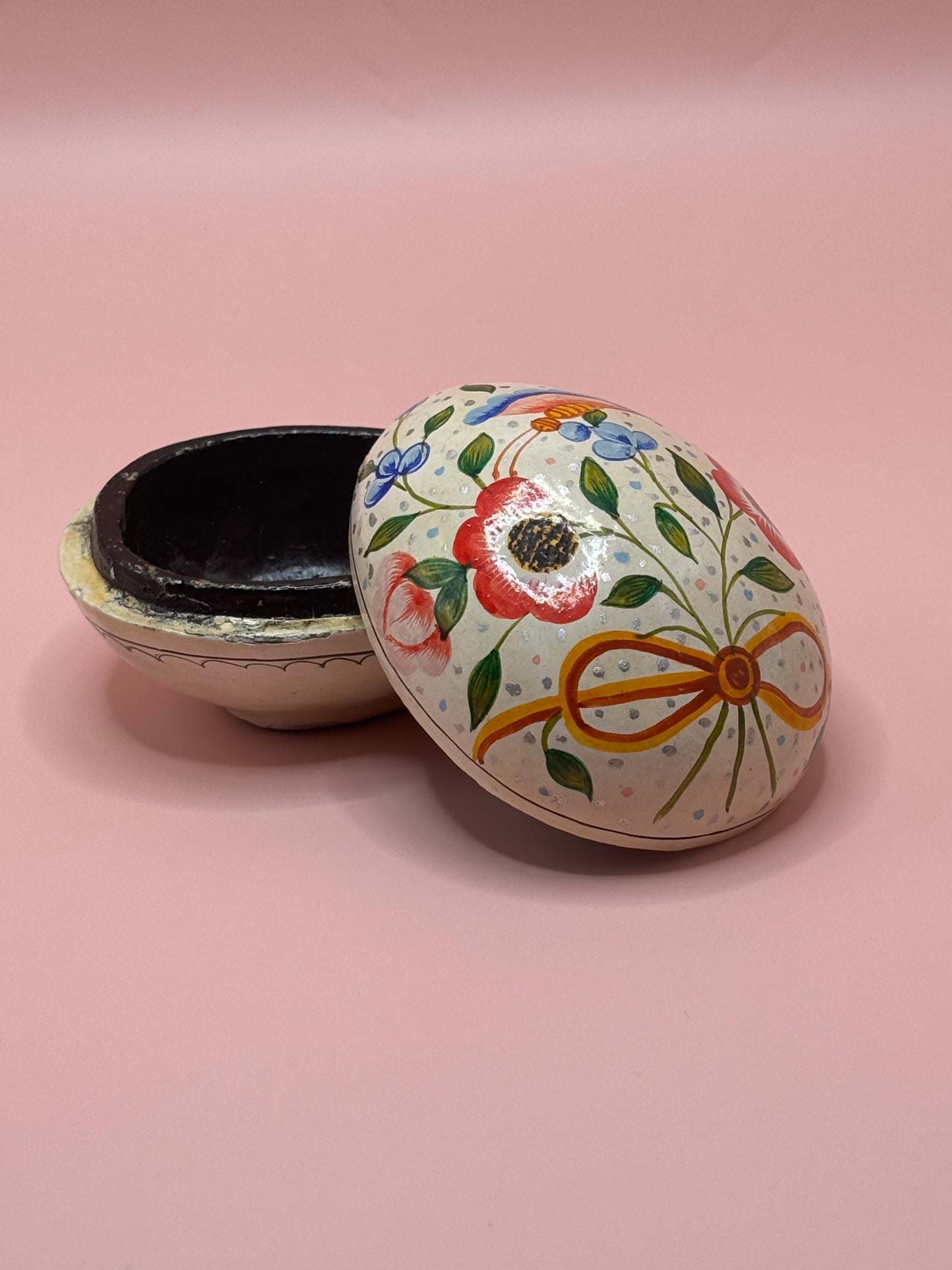 French Egg Trinket Box