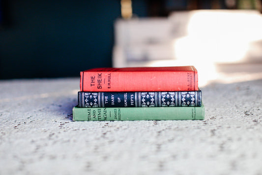 Vintage Book Stack