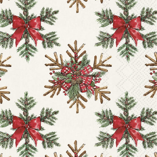 Stars From Branches Christmas Guest Towels
