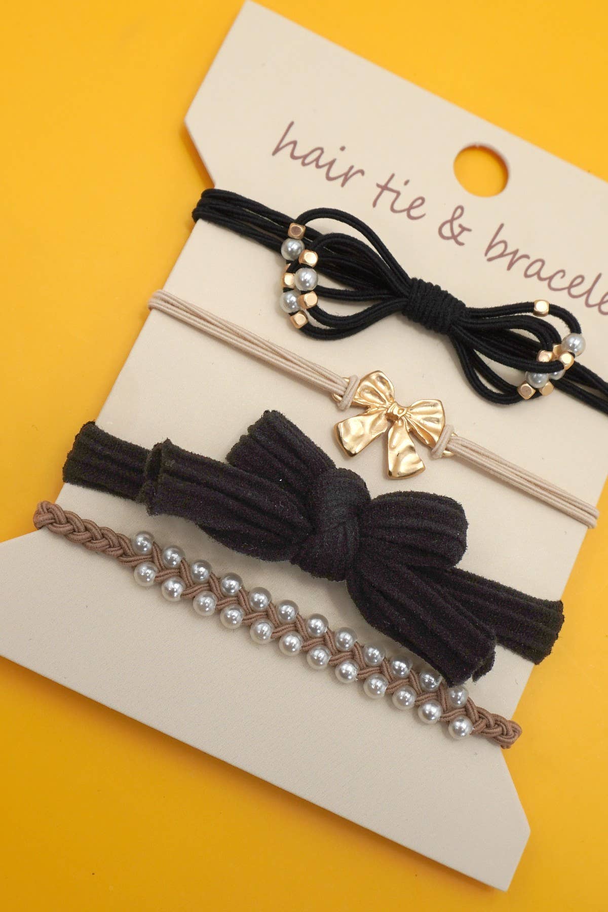 Boho Dual Function Bracelet Hair Ties