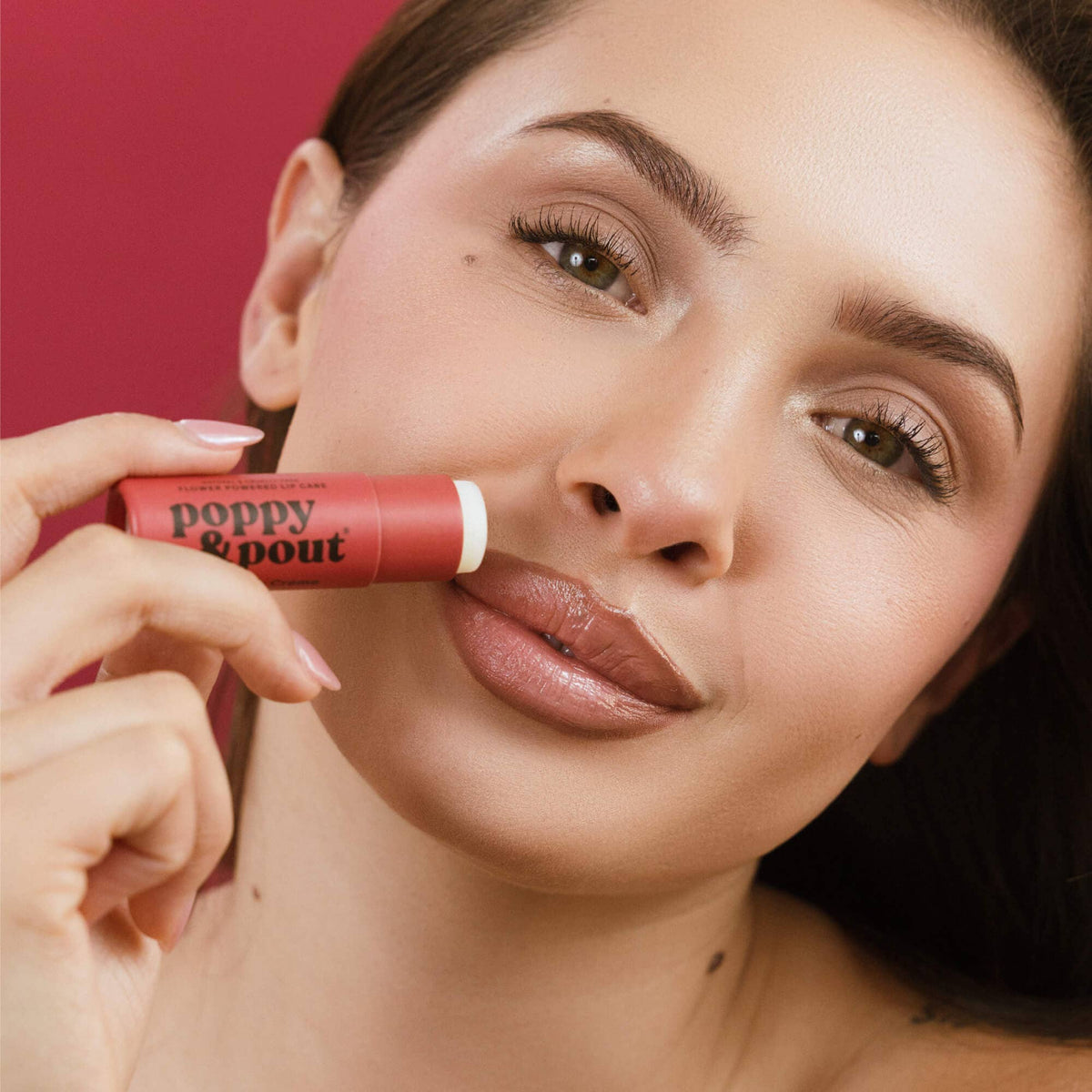 Poppy & Pout Raspberry Creme Lip Balm