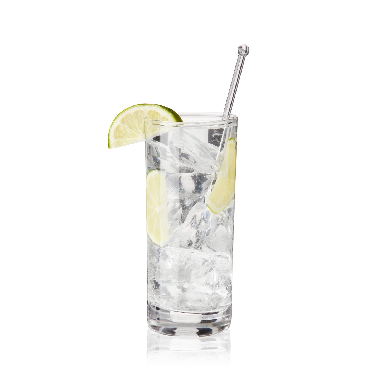 Party Disposable Clear Plastic Stir Sticks - Pack of 25