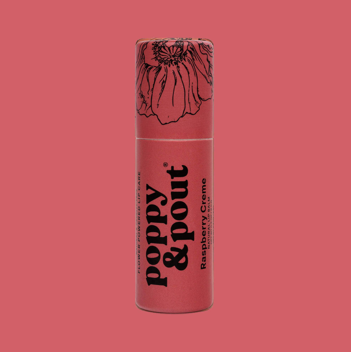 Poppy & Pout Raspberry Creme Lip Balm