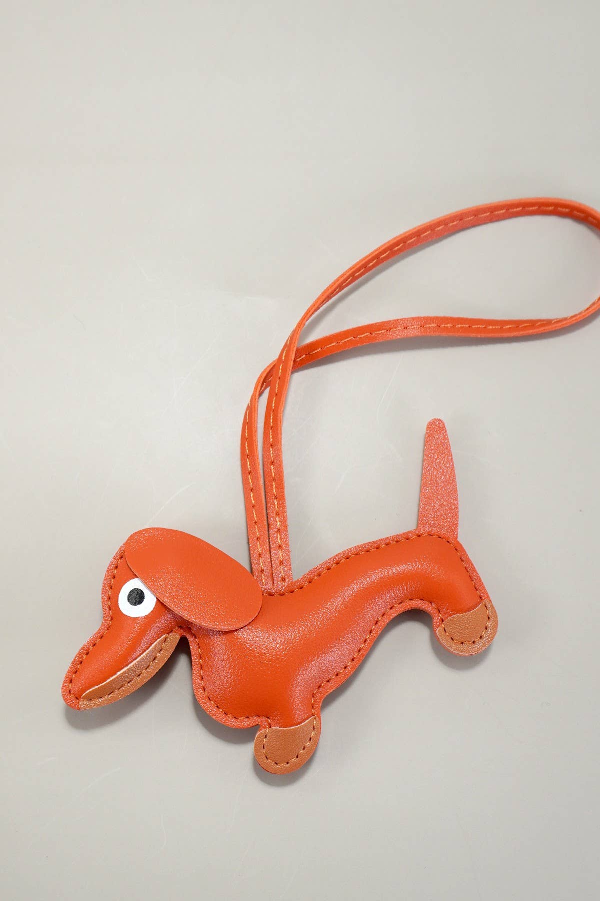 Vegan Leather Dog Bag Charm