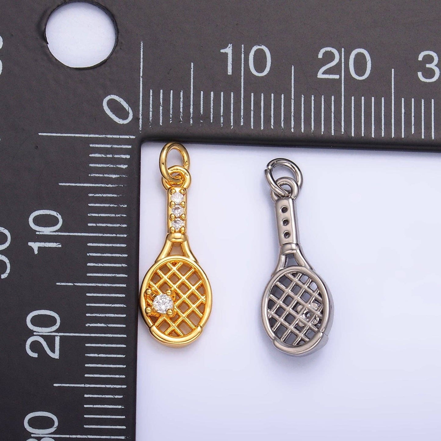 Tennis Racket Sports Charm