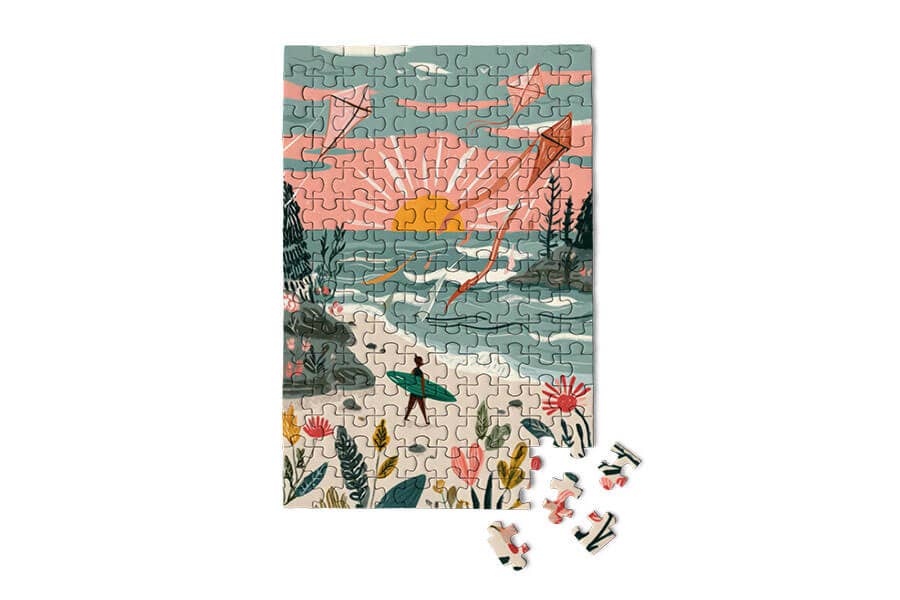 Sunrise Beach Surf Tube MicroPuzzle