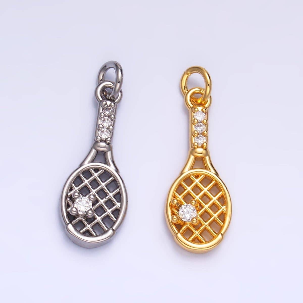 Tennis Racket Sports Charm