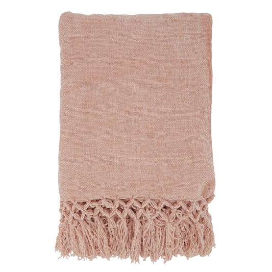 Knotted Chenille Throw