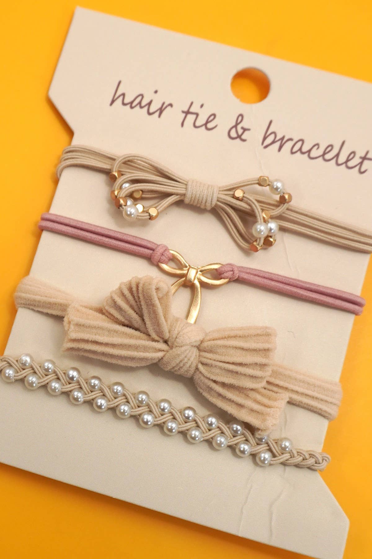 Boho Dual Function Bracelet Hair Ties